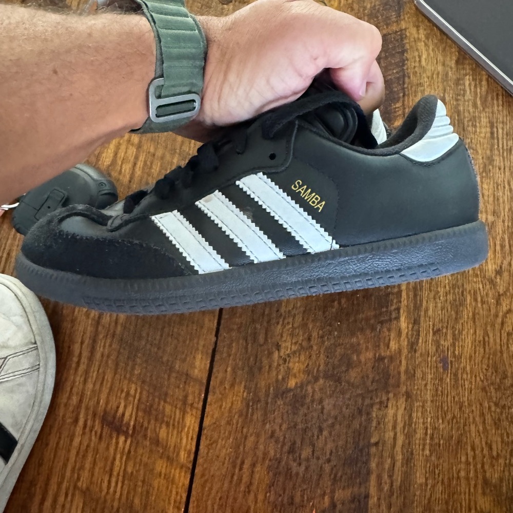 Adidas Samba Kids Shoes Black and White